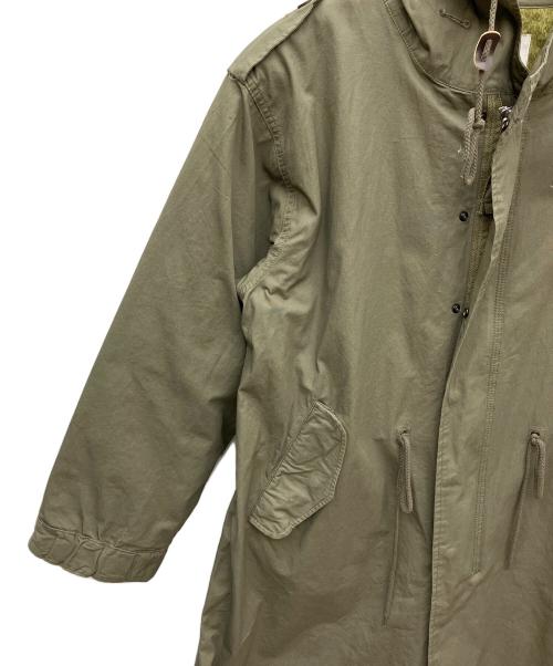 HOUSTON（ヒューストン）HOUSTON (ヒューストン) モッズコート オリーブ サイズ:MEDIUM REGULARの古着・服飾アイテム