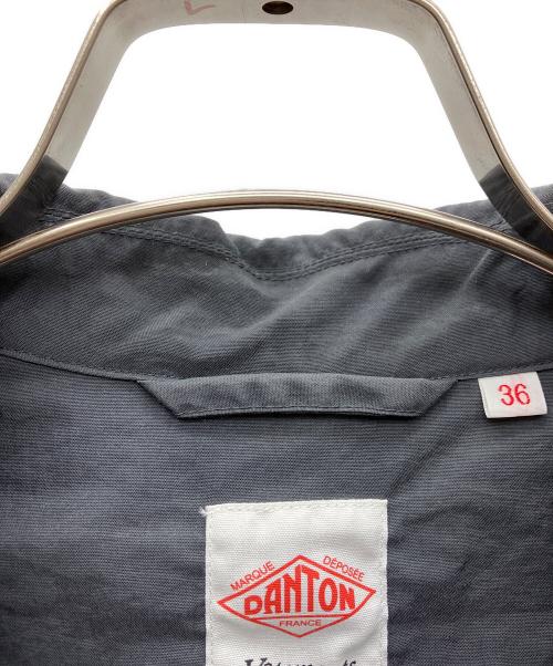 DANTON（ダントン）DANTON (ダントン) ナイロンタフタステンカラーコート グレー サイズ:36の古着・服飾アイテム