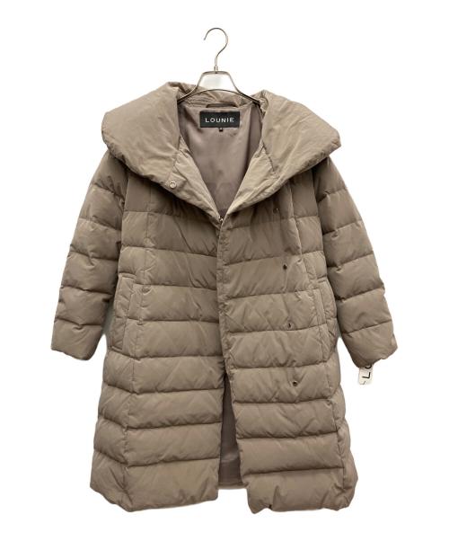 LOUNIE（ルーニー）LOUNIE (ルーニー) ダウンコート グレージュ サイズ:36 未使用品の古着・服飾アイテム