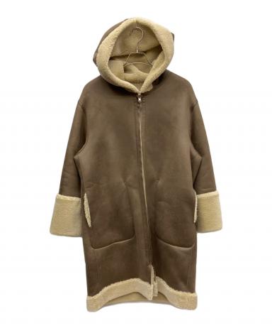 中古・古着通販】ETRE (エトレ) リバーシブルフーディーボアコート