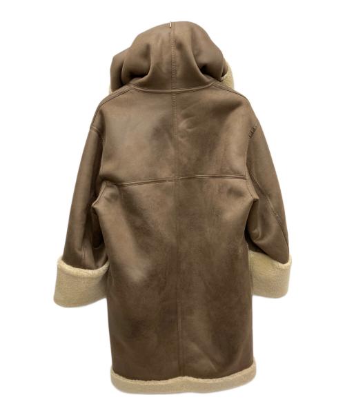 ETRE（エトレ）ETRE (エトレ) リバーシブルフーディーボアコート ブラウン サイズ:Sの古着・服飾アイテム