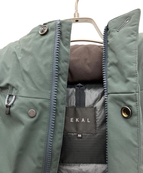 EKAL（エカル）EKAL (エカル) ダウンコート カーキ サイズ:Mの古着・服飾アイテム