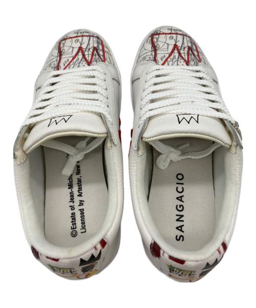 Sangacio（サンガッチョ）Sangacio (サンガッチョ) Jean Michel Basquiat (ジャンミシェルバスキア) にゅSG 『Basquiat』 ホワイト サイズ:24cmの古着・服飾アイテム