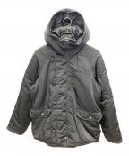 AVIREXアヴィレックス）の古着「中綿フライトジャケット」｜ブラック