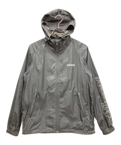 stussy（ステューシー）stussy (ステューシー) ナイロンパーカー ブラック サイズ:Lの古着・服飾アイテム