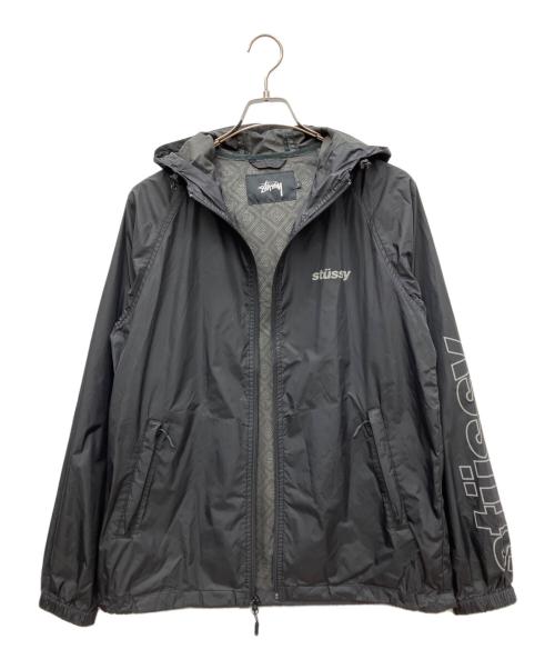 stussy（ステューシー）stussy (ステューシー) ナイロンパーカー ブラック サイズ:Lの古着・服飾アイテム
