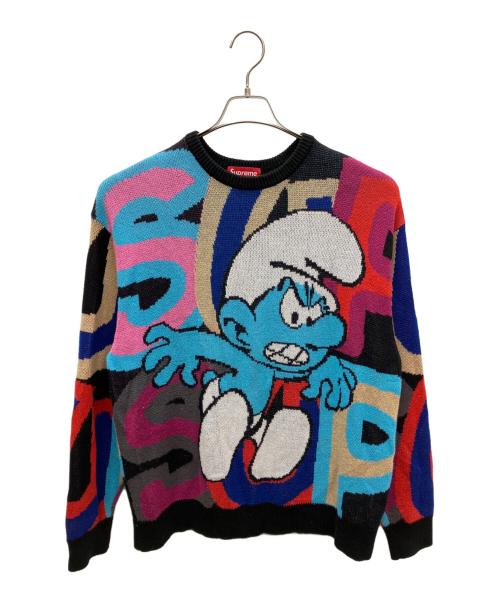 SUPREME（シュプリーム）SUPREME (シュプリーム) 20AW Smurfs Sweater マルチカラー サイズ:Ｌの古着・服飾アイテム