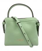 Kate Spadeケイトスペード）の古着「ノット ミニ クロスボディ トート」｜ライトグリーン