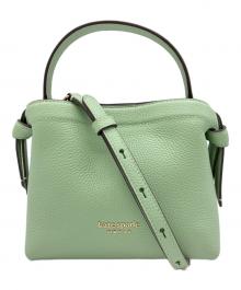 Kate Spade（ケイトスペード）の古着「ノット ミニ クロスボディ トート」｜ライトグリーン