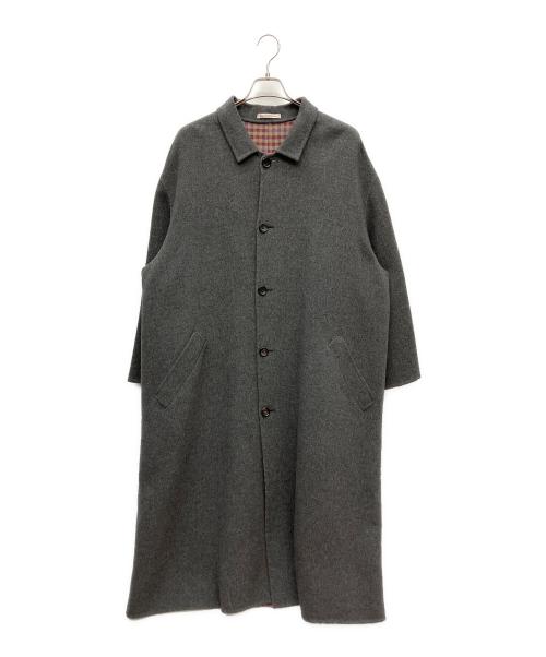 PAPAS（パパス）PAPAS (パパス) カシミヤコート グレー サイズ:SIZE Lの古着・服飾アイテム