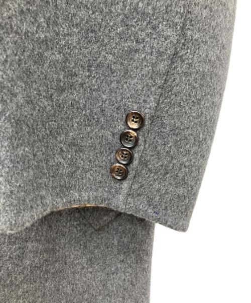 PAPAS（パパス）PAPAS (パパス) カシミヤコート グレー サイズ:SIZE Lの古着・服飾アイテム