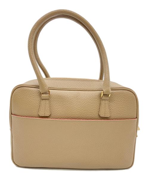 A.D.M.J.（エーディーエムジェイ）A.D.M.J. (エーディーエムジェイ) ミニボストンバッグ ブラウンの古着・服飾アイテム