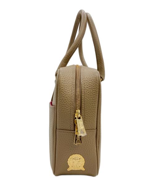 A.D.M.J.（エーディーエムジェイ）A.D.M.J. (エーディーエムジェイ) ミニボストンバッグ ブラウンの古着・服飾アイテム