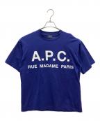 A.P.C.アーペーセー）の古着「ロゴTシャツ」｜ネイビー