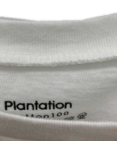 plantation（プランテーション）plantation (プランテーション) Tシャツ ホワイト サイズ:XL 未使用品の古着・服飾アイテム