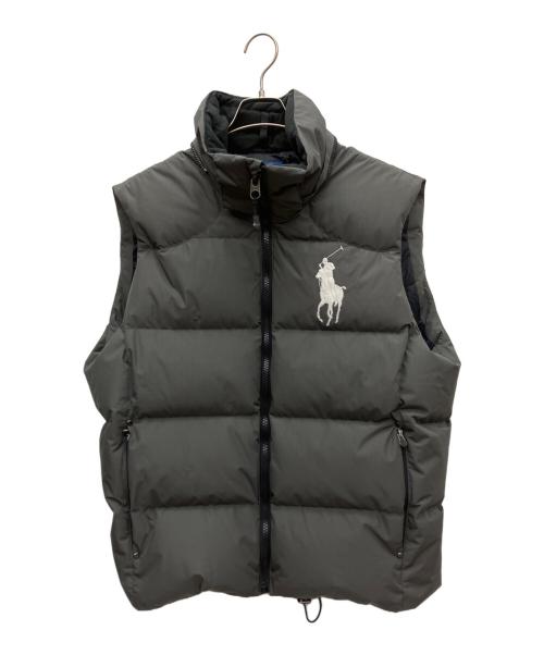 POLO RALPH LAUREN（ポロ・ラルフローレン）POLO RALPH LAUREN (ポロ・ラルフローレン) ダウンベスト グレー サイズ:XLの古着・服飾アイテム