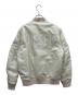 DIESEL (ディーゼル) リバーシブルダメージ加工MA-1ジャケット ホワイト×イエロー サイズ:XS：8000円