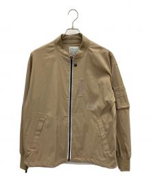Manhattan Portage（マンハッタンポーテージ）の古着「ストレッチMA-1ジャケット」｜ベージュ