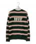 PLAY BOY (プレイボーイ) HUF (ハフ) セーター ピンク×グリーン サイズ:SIZE M：5000円