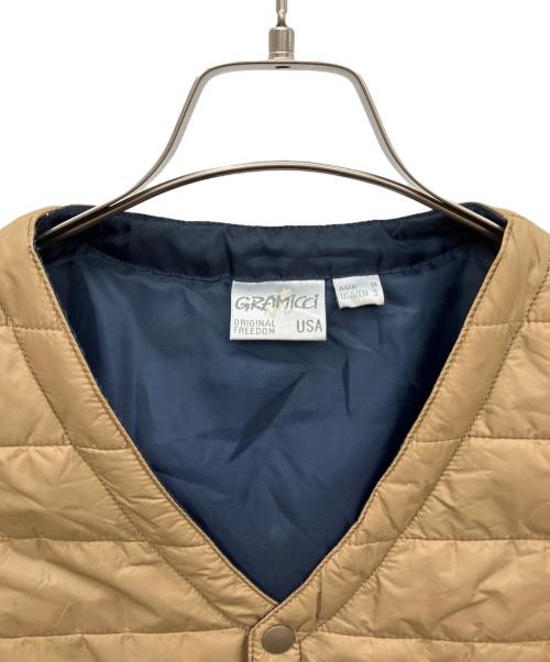 GRAMICCI（グラミチ）GRAMICCI (グラミチ) 中綿ベスト カーキ サイズ:SIZE Mの古着・服飾アイテム