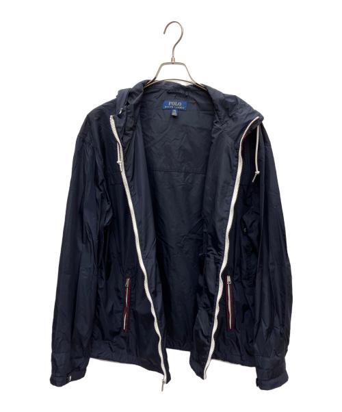 POLO RALPH LAUREN（ポロ・ラルフローレン）POLO RALPH LAUREN (ポロ・ラルフローレン) ナイロンジャケット ネイビー サイズ:XXLの古着・服飾アイテム