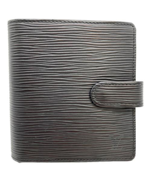 LOUIS VUITTON（ルイ ヴィトン）LOUIS VUITTON (ルイ ヴィトン) 2つ折り財布 ブラックの古着・服飾アイテム