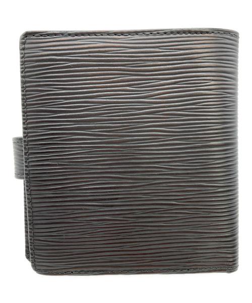 LOUIS VUITTON（ルイ ヴィトン）LOUIS VUITTON (ルイ ヴィトン) 2つ折り財布 ブラックの古着・服飾アイテム