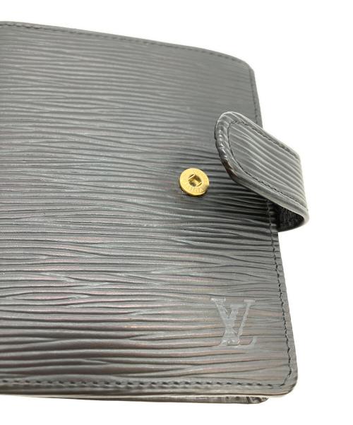 LOUIS VUITTON（ルイ ヴィトン）LOUIS VUITTON (ルイ ヴィトン) 2つ折り財布 ブラックの古着・服飾アイテム