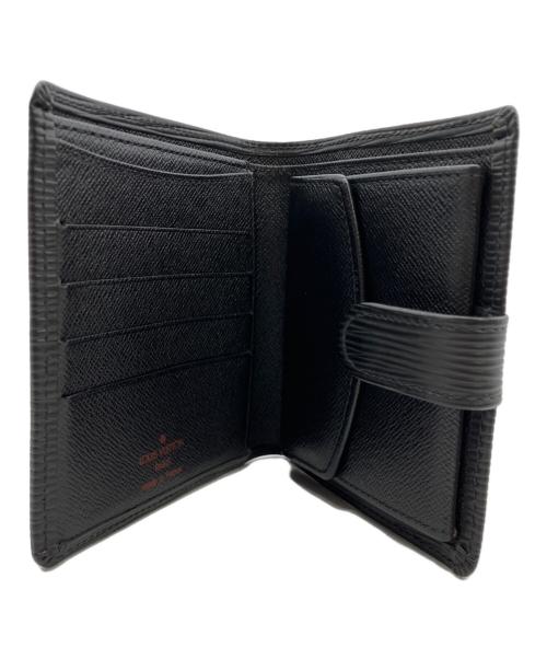 LOUIS VUITTON（ルイ ヴィトン）LOUIS VUITTON (ルイ ヴィトン) 2つ折り財布 ブラックの古着・服飾アイテム