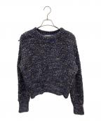 Audrey and John Wadオードリーアンドジョンワッド）の古着「厚手ニット」｜ネイビー