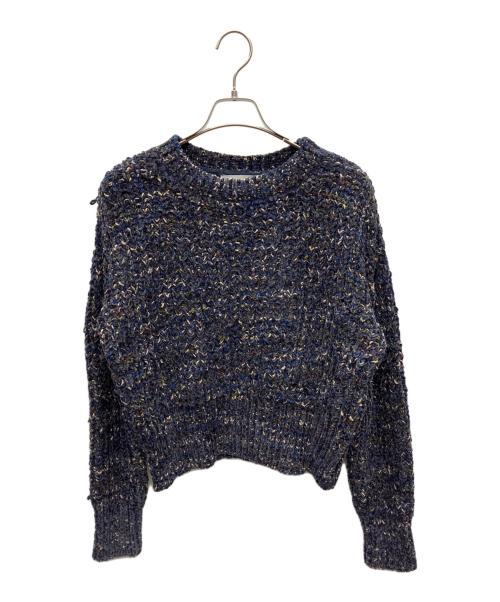 Audrey and John Wad（オードリーアンドジョンワッド）Audrey and John Wad (オードリーアンドジョンワッド) 厚手ニット ネイビー サイズ:FREE 未使用品の古着・服飾アイテム