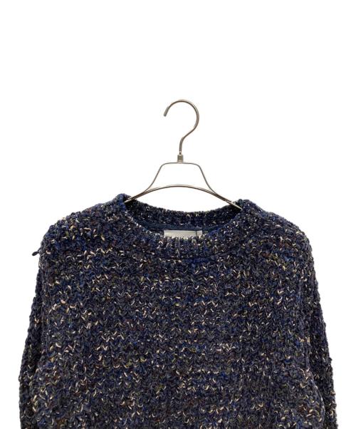 Audrey and John Wad（オードリーアンドジョンワッド）Audrey and John Wad (オードリーアンドジョンワッド) 厚手ニット ネイビー サイズ:FREE 未使用品の古着・服飾アイテム