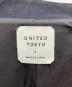 中古・古着 UNITED TOKYO (ユナイテッドトーキョー) ステンカラーコート ネイビー サイズ:3：5000円