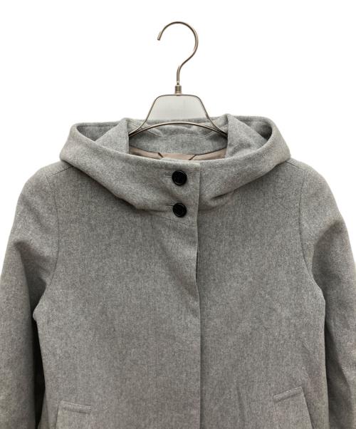MACKINTOSH LONDON（マッキントッシュ ロンドン）MACKINTOSH LONDON (マッキントッシュ ロンドン) フーデッドコート グレー サイズ:38の古着・服飾アイテム