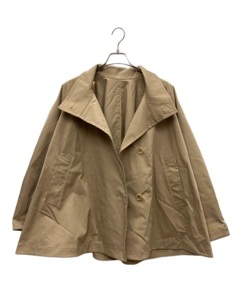 Adam et Rope（アダム エ ロペ）Adam et Rope (アダム エ ロペ) フレアミドルトレンチコート ベージュ サイズ:SIZE Free 未使用品の古着・服飾アイテム