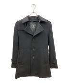 BLACK LABEL CRESTBRIDGEブラックレーベル クレストブリッジ）の古着「ウールコート」｜ブラック