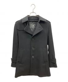 BLACK LABEL CRESTBRIDGE（ブラックレーベル クレストブリッジ）の古着「ウールコート」｜ブラック