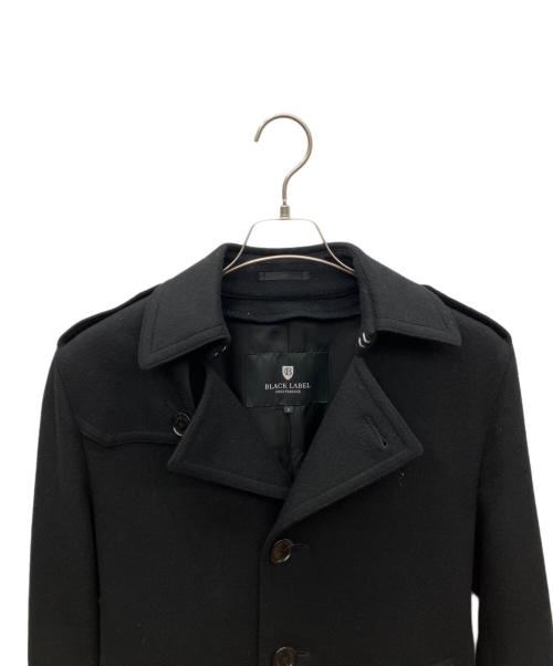 BLACK LABEL CRESTBRIDGE（ブラックレーベル クレストブリッジ）BLACK LABEL CRESTBRIDGE (ブラックレーベル クレストブリッジ) ウールコート ブラック サイズ:Sの古着・服飾アイテム