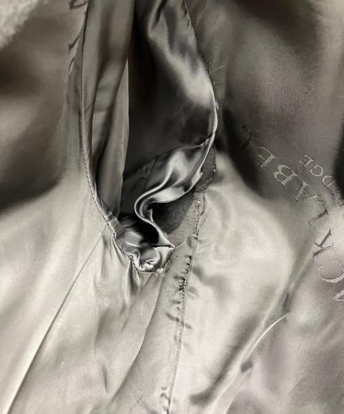 BLACK LABEL CRESTBRIDGE（ブラックレーベル クレストブリッジ）BLACK LABEL CRESTBRIDGE (ブラックレーベル クレストブリッジ) ウールコート ブラック サイズ:Sの古着・服飾アイテム