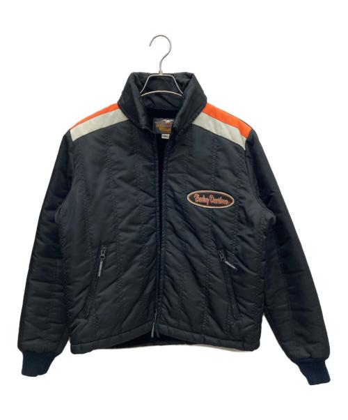 HARLEY-DAVIDSON（ハーレーダビッドソン）HARLEY-DAVIDSON (ハーレーダビッドソン) ナイロンブルゾン ブラック サイズ:Mの古着・服飾アイテム