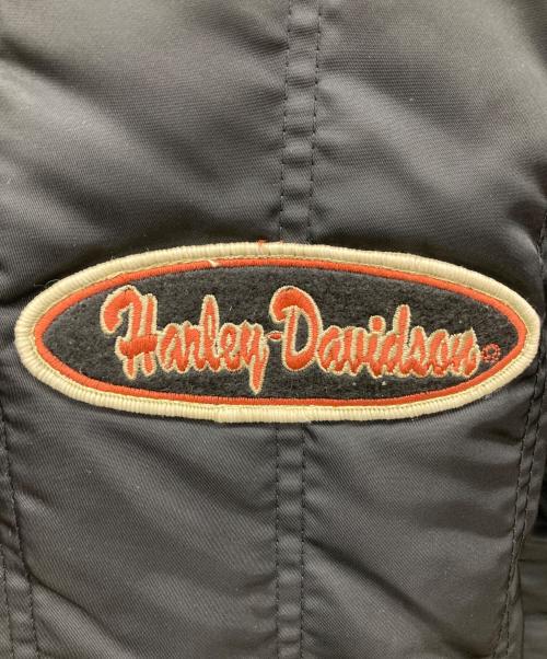 HARLEY-DAVIDSON（ハーレーダビッドソン）HARLEY-DAVIDSON (ハーレーダビッドソン) ナイロンブルゾン ブラック サイズ:Mの古着・服飾アイテム