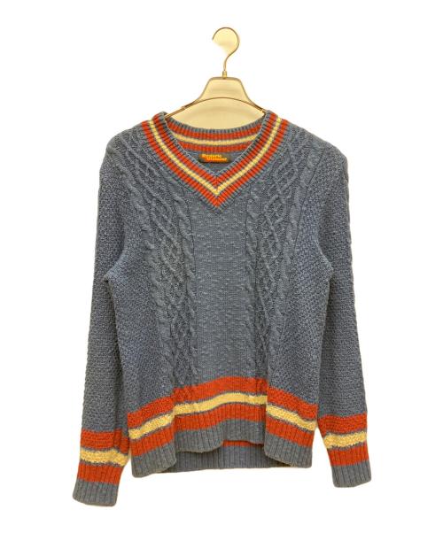 Hysteric Glamour（ヒステリックグラマー）Hysteric Glamour (ヒステリックグラマー) 厚手ニット ブルー サイズ:FREEの古着・服飾アイテム