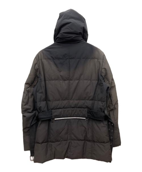 PEUTEREY（ピューテリー）PEUTEREY (ピューテリー) ラビットファー付ダウンジャケット グレー サイズ:Sの古着・服飾アイテム