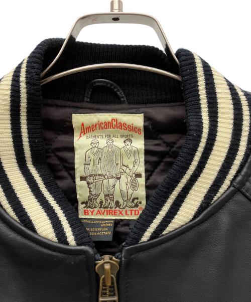 AVIREX（アヴィレックス）AVIREX (アヴィレックス) アメリカンクラシック スタジャン ブラック サイズ:Mの古着・服飾アイテム