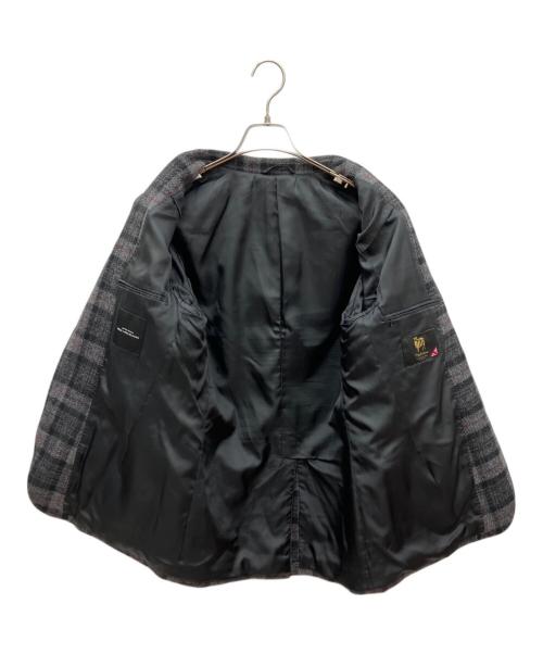 U.A. GreenLabelRelaxing（ユナイテッドアローズグリーンレーベル リラクシング）U.A. GreenLabelRelaxing (ユナイテッドアローズグリーンレーベル リラクシング) ウールテーラードジャケット グレー×ブラック サイズ:Lの古着・服飾アイテム