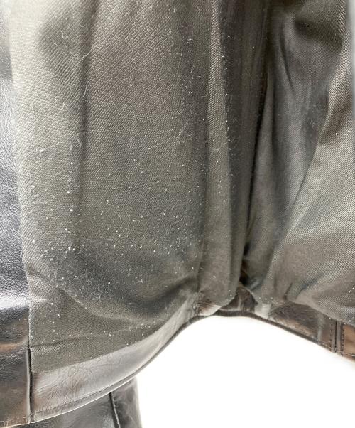 VANSON（バンソン）VANSON (バンソン) シングルライダースジャケット ブラック サイズ:34の古着・服飾アイテム