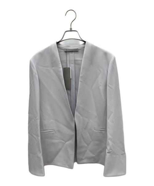 theory luxe（セオリーリュクス）theory luxe (セオリーリュクス) ノーカラージャケット ライトグレー サイズ:42 未使用品の古着・服飾アイテム