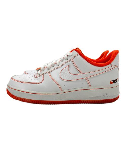 NIKE（ナイキ）NIKE (ナイキ) スニーカーAIR FORCE1 LOW ホワイト×オレンジ サイズ:27.5cmの古着・服飾アイテム