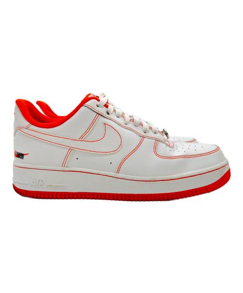 NIKE（ナイキ）NIKE (ナイキ) スニーカーAIR FORCE1 LOW ホワイト×オレンジ サイズ:27.5cmの古着・服飾アイテム