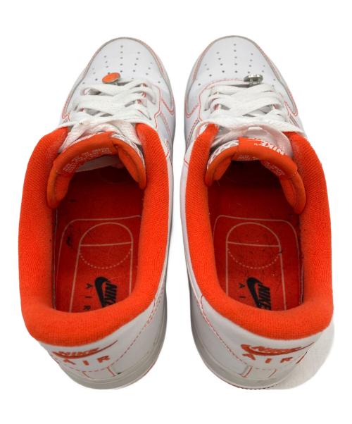 NIKE（ナイキ）NIKE (ナイキ) スニーカーAIR FORCE1 LOW ホワイト×オレンジ サイズ:27.5cmの古着・服飾アイテム